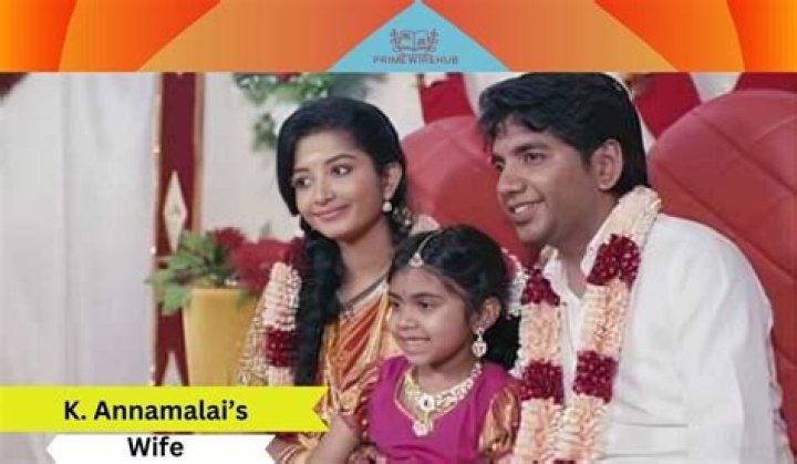 Who Is K. Annamalai's Wife? The Marriage Details Of The Indian Politician