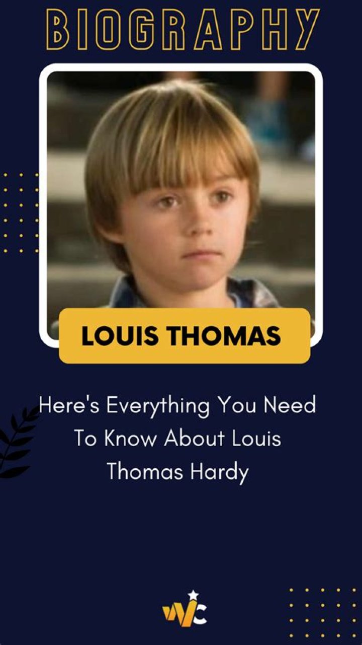 Who Is Louis Thomas Hardy? Truth About Tom Hardy&rsquo;s Son Celebily