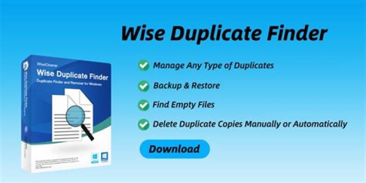 Wise duplicate finder