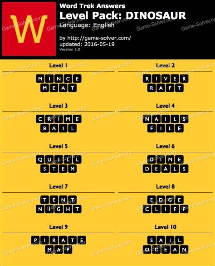 Word Trek Level Pack 4 CATERPILLAR Answers &bull; Game Solver