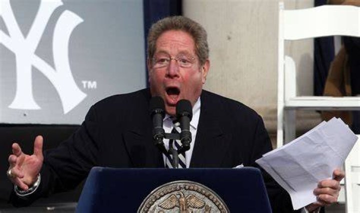 Yankees Announcer John Sterling Hit In The Face With Soaring Foul Ball