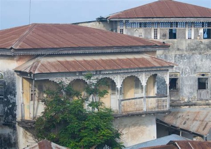 Zanzibar Stone Town Tippu Tip house Cecil Images Rustic front door