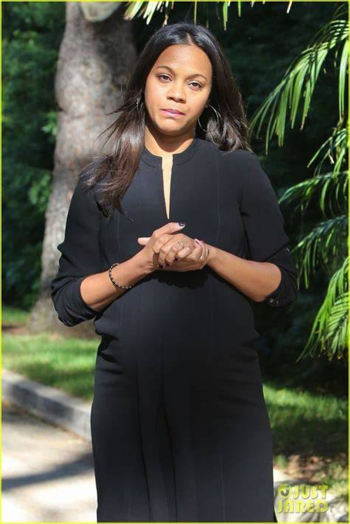 Zoe Saldana pregnant baby news Reveals names of twin boys Glamour UK